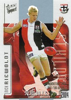 2004 Select Conquest - Promos #144 Nick Riewoldt Front